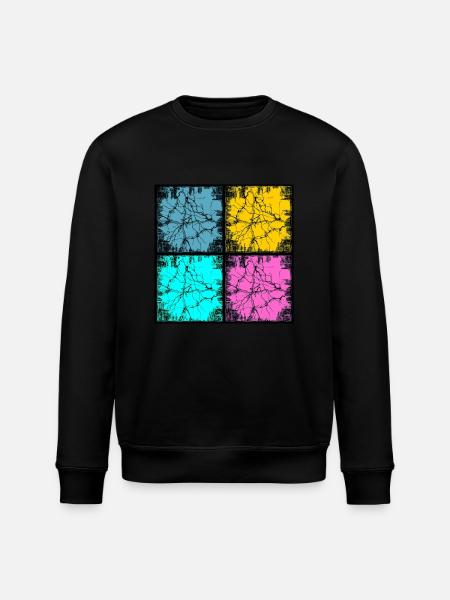 Popart urban style - Stanley/Stella ROLLER Unisex Organic Sweatshirt - black