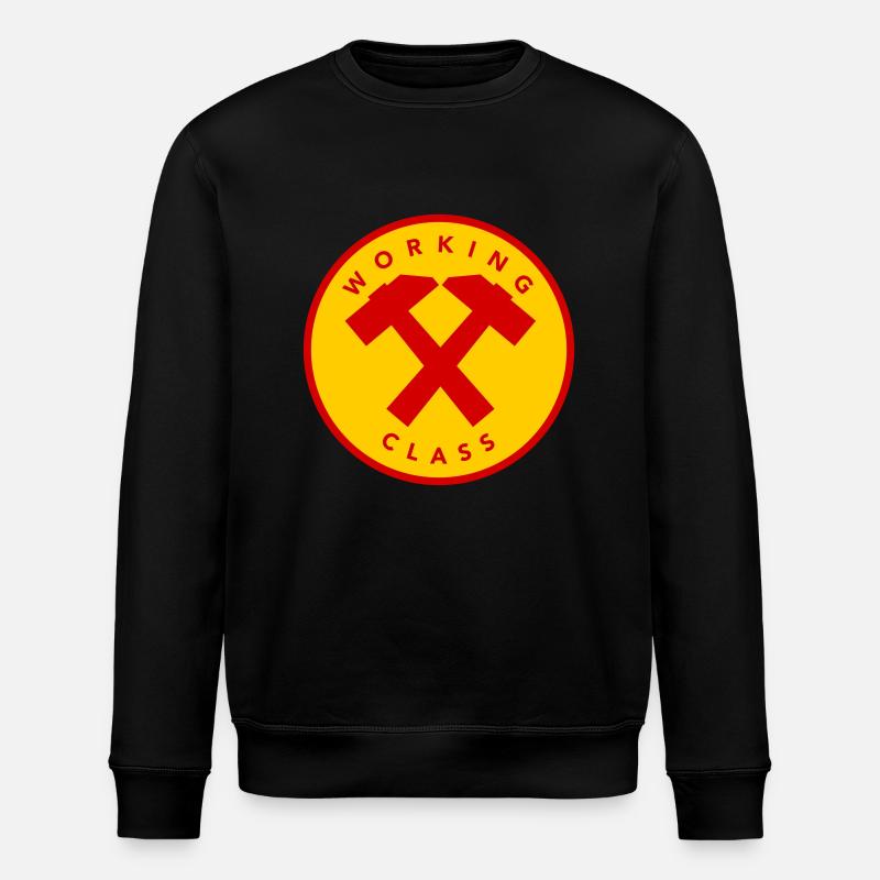 Arbeiterklasse - Stanley/Stella Unisex Bio-Sweatshirt ROLLER - Schwarz