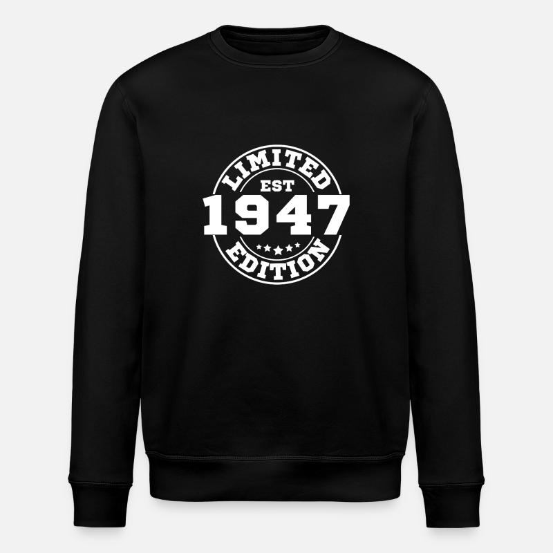 1947 Limited Edition - Stanley/Stella ROLLER Unisex Organic Sweatshirt - black