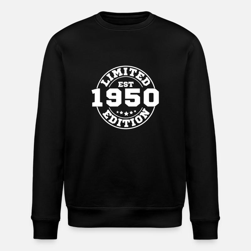 1950 Limited Edition - Stanley/Stella ROLLER Unisex Organic Sweatshirt - black