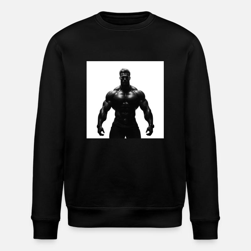 Bodybuilder - Stanley/Stella ROLLER Unisex Organic Sweatshirt - black