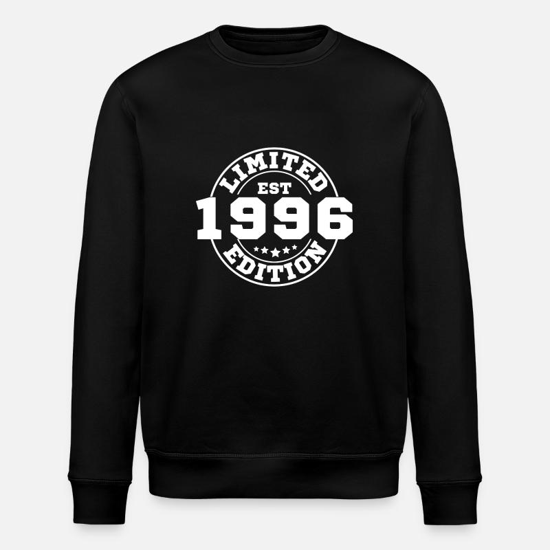 1996 Limitierte Auflage - Stanley/Stella Unisex Bio-Sweatshirt ROLLER - Schwarz