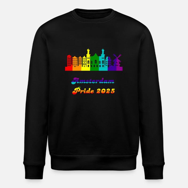 Pride 2025 Amsterdam - Sweat bio ROLLER Stanley/Stella Unisexe - noir