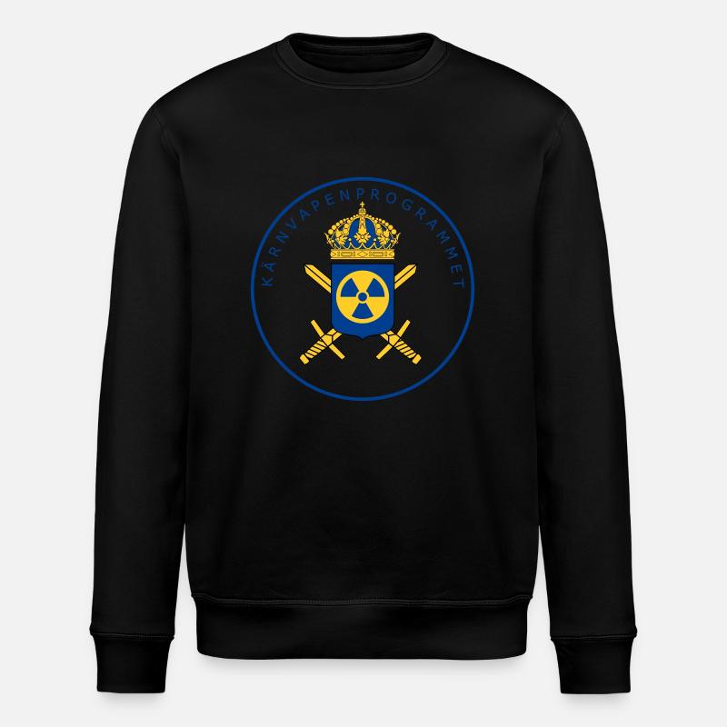 The Swedish Nuclear Weapons Programme - Stanley/Stella ROLLER Unisex Organic Sweatshirt - black