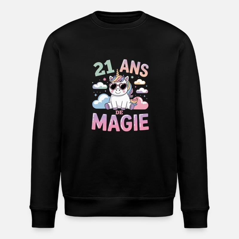 21 ans de magie - Sweat bio ROLLER Stanley/Stella Unisexe - noir