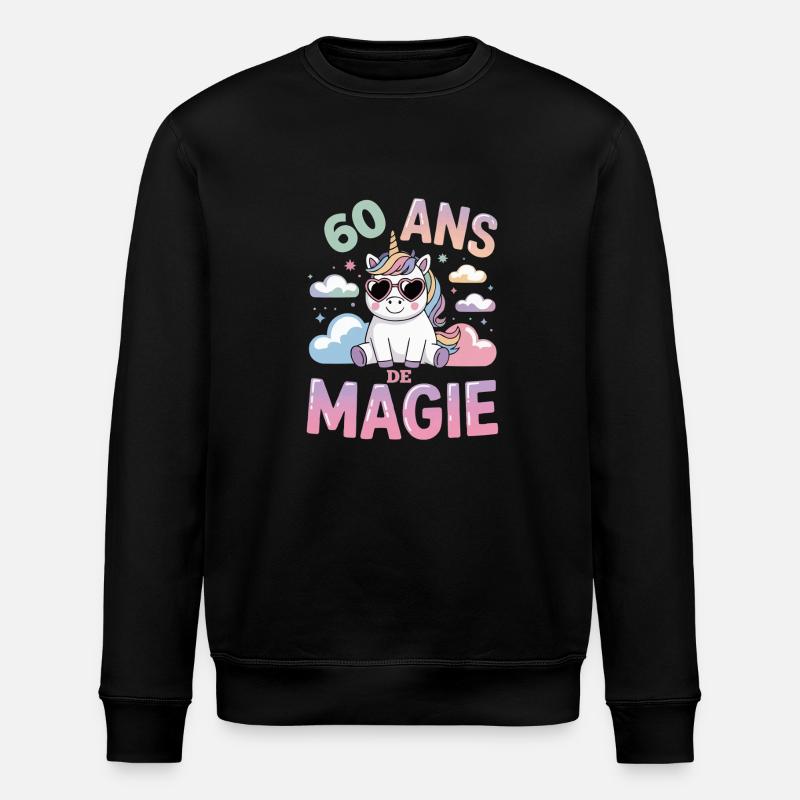 60 ans de magie - Sweat bio ROLLER Stanley/Stella Unisexe - noir