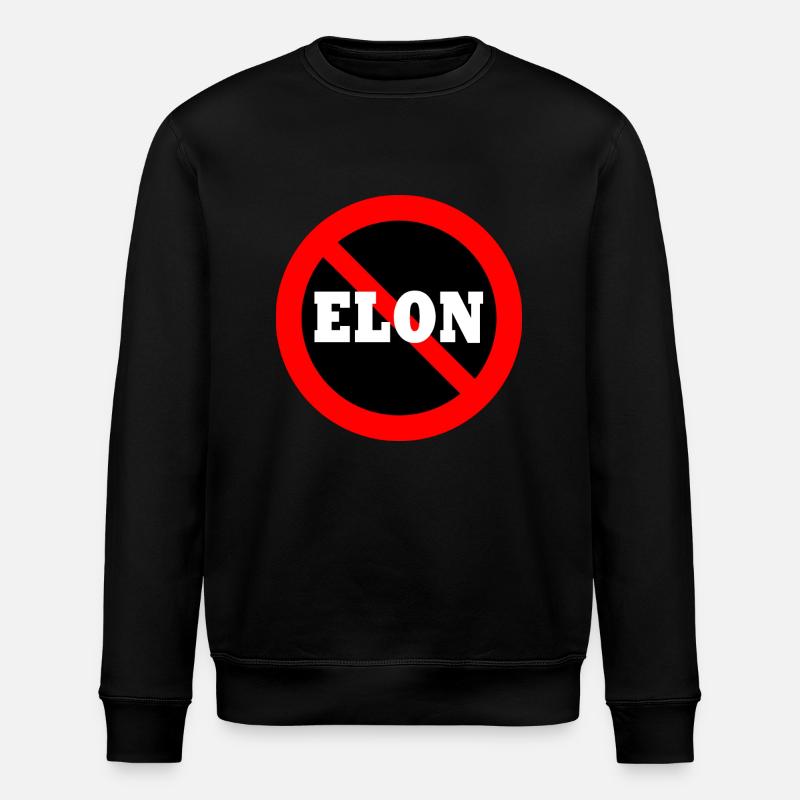 Anti Elon - Stanley/Stella Unisex Bio-Sweatshirt ROLLER - Schwarz