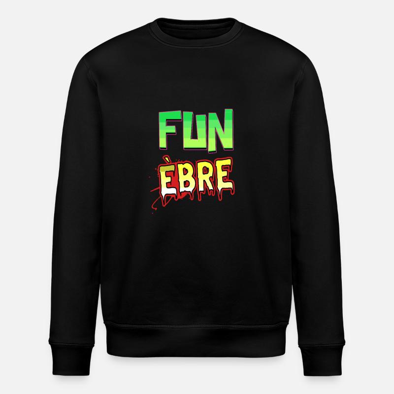 FUN ÈBRE ! - Sweat bio ROLLER Stanley/Stella Unisexe - noir