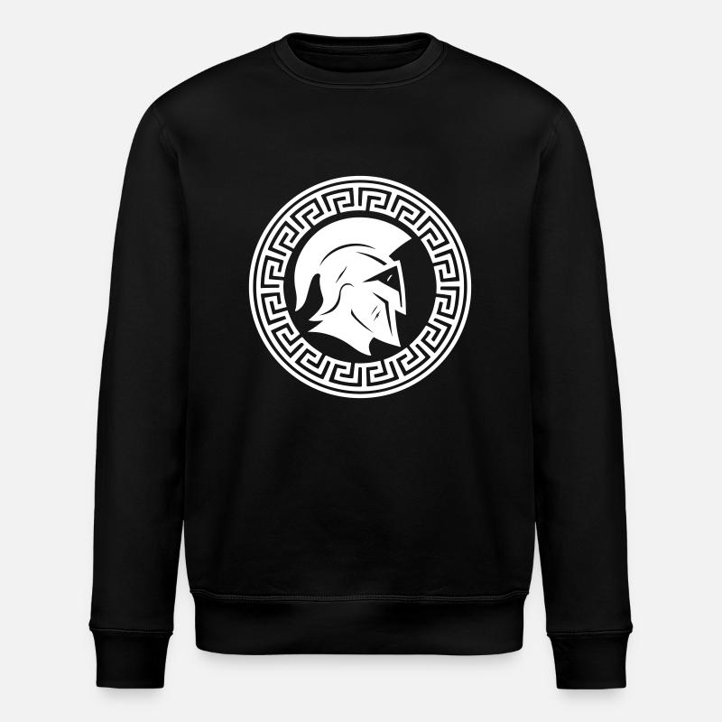 Spartaner Helm Symbol - Stanley/Stella Unisex Bio-Sweatshirt ROLLER - Schwarz