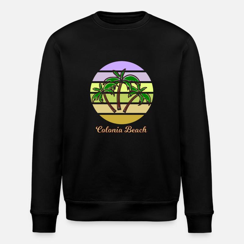 La plage de Cologne - Sweat bio ROLLER Stanley/Stella Unisexe - noir