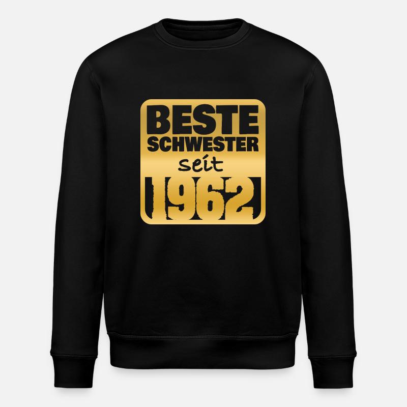 Né en 1962 - Sweat bio ROLLER Stanley/Stella Unisexe - noir