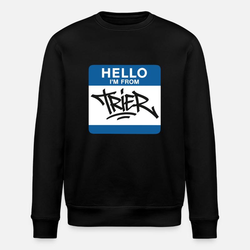 Trèves, Allemagne, Graffiti - Sweat bio ROLLER Stanley/Stella Unisexe - noir