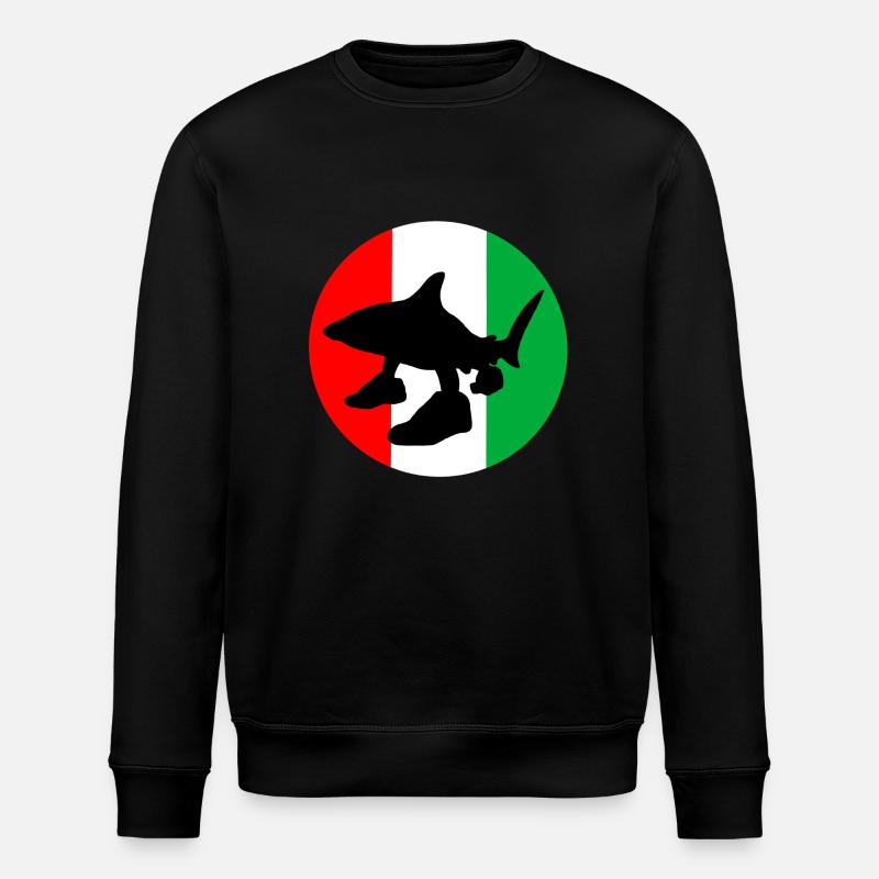 Italienische Hirnfäule - Stanley/Stella Unisex Bio-Sweatshirt ROLLER - Schwarz