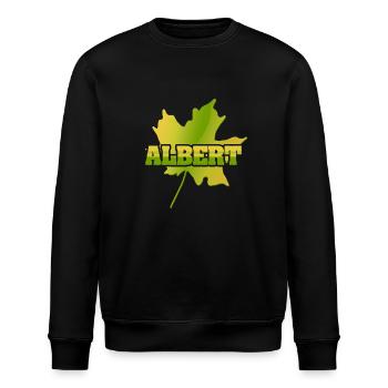 Albert Albert - Stanley/Stella Unisex Bio-Sweatshirt ROLLER - Schwarz - Vorne - Nik (191cm)
