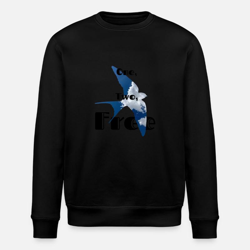 One, two, free - Stanley/Stella Unisex Bio-Sweatshirt ROLLER - Schwarz