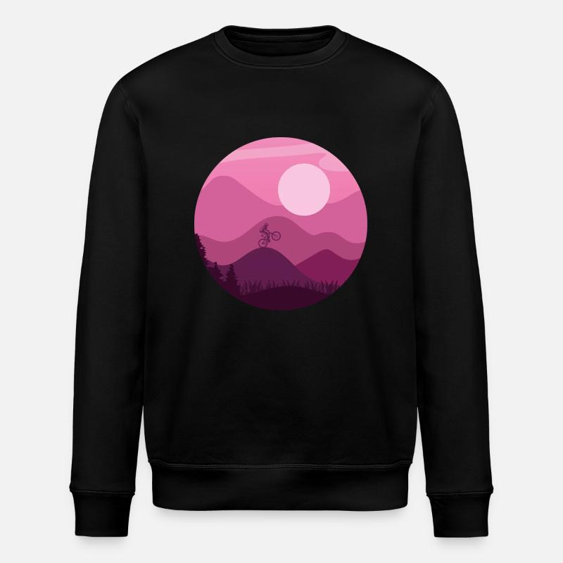 Mountainbiker - Stanley/Stella Unisex Bio-Sweatshirt ROLLER - Schwarz