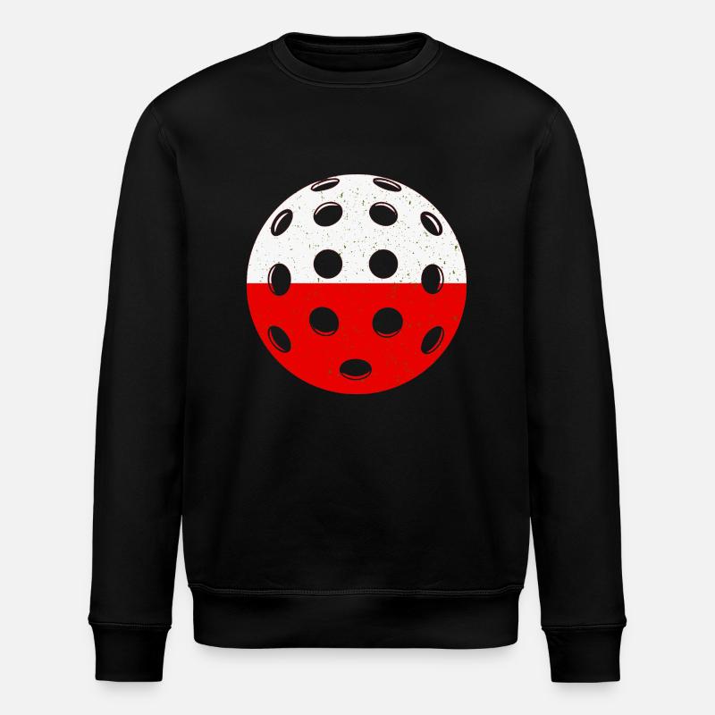 Pickleball Pologne - Sweat bio ROLLER Stanley/Stella Unisexe - noir
