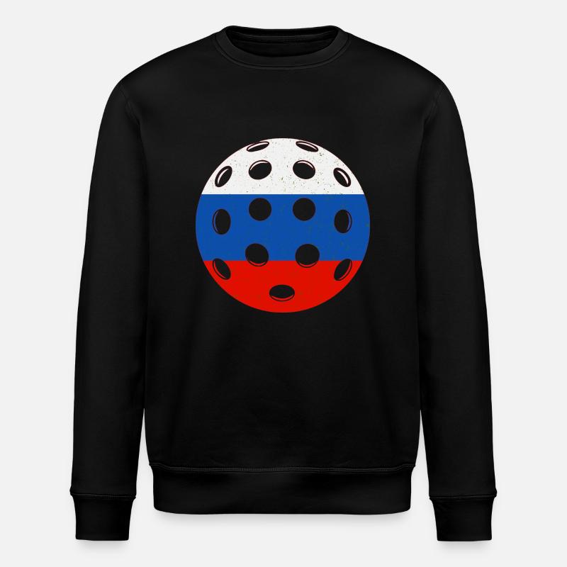 Pickleball Russie - Sweat bio ROLLER Stanley/Stella Unisexe - noir