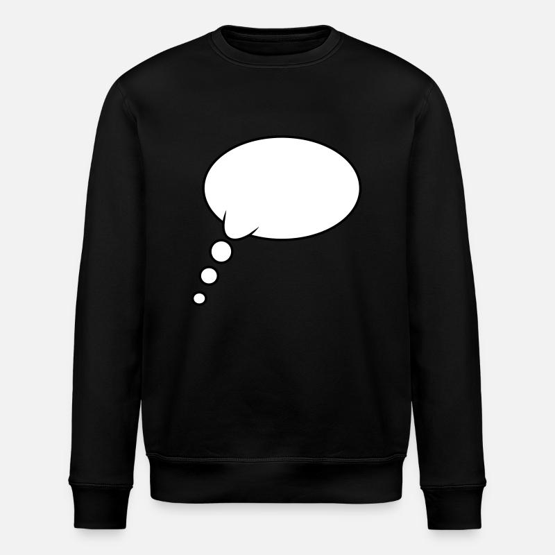 Pensée : Bubble Design - Sweat bio ROLLER Stanley/Stella Unisexe - noir