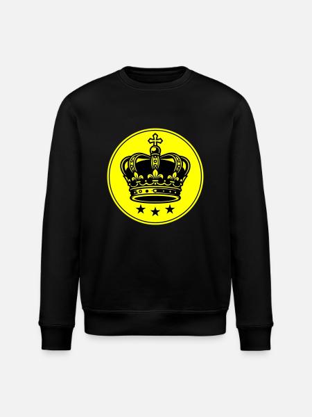 Crown Symbol - Stanley/Stella ROLLER Unisex Organic Sweatshirt - black
