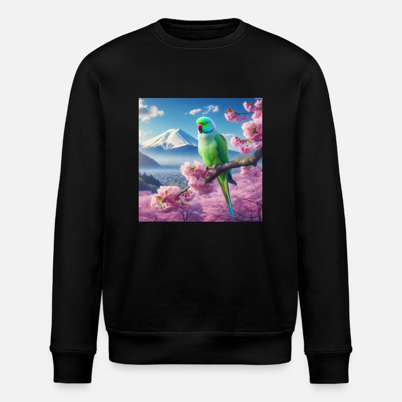 L’amour des perroquets - Sweat bio ROLLER Stanley/Stella Unisexe - noir