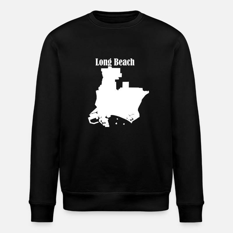 Longue plage - Sweat bio ROLLER Stanley/Stella Unisexe - noir