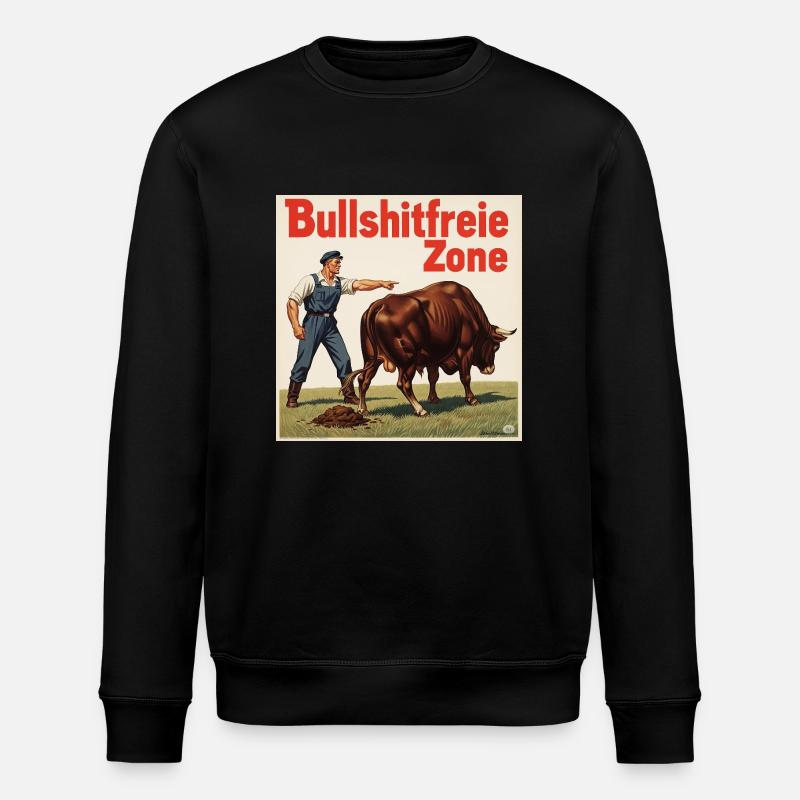 -zone franche - Sweat bio ROLLER Stanley/Stella Unisexe - noir