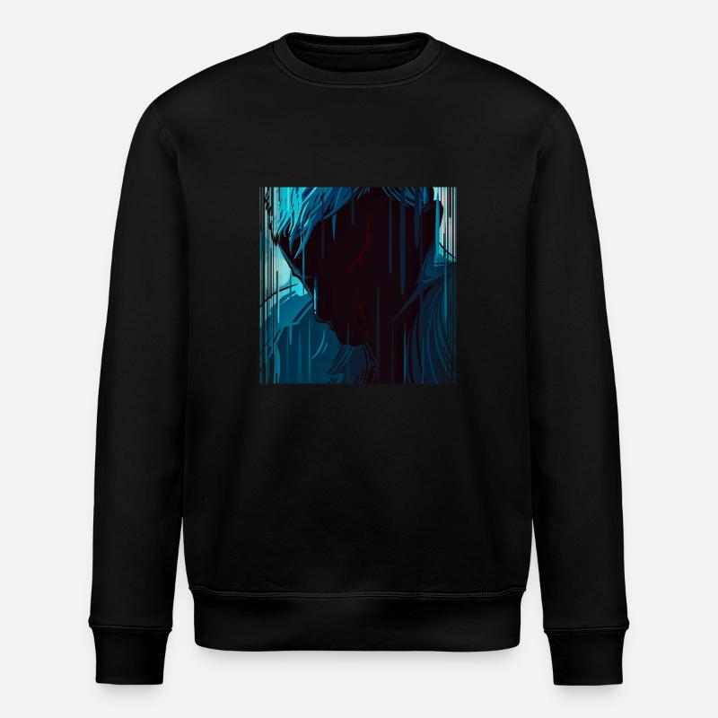 Tears in Rain - Stanley/Stella ROLLER Unisex Organic Sweatshirt - black