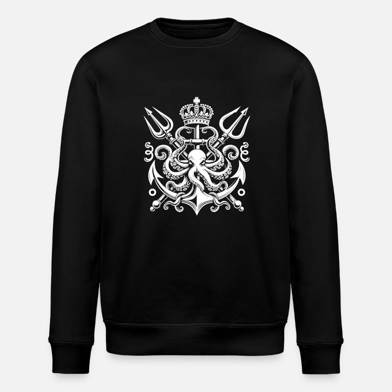 Pieuvre Koenig - Sweat bio ROLLER Stanley/Stella Unisexe - noir