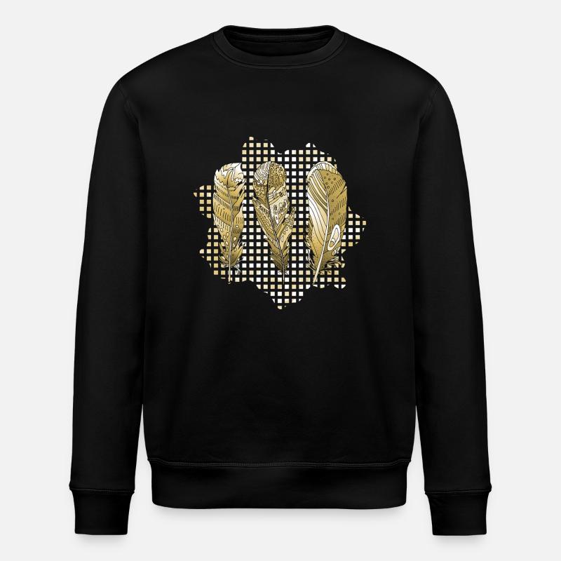 Feder - Stanley/Stella Unisex Bio-Sweatshirt ROLLER - Schwarz