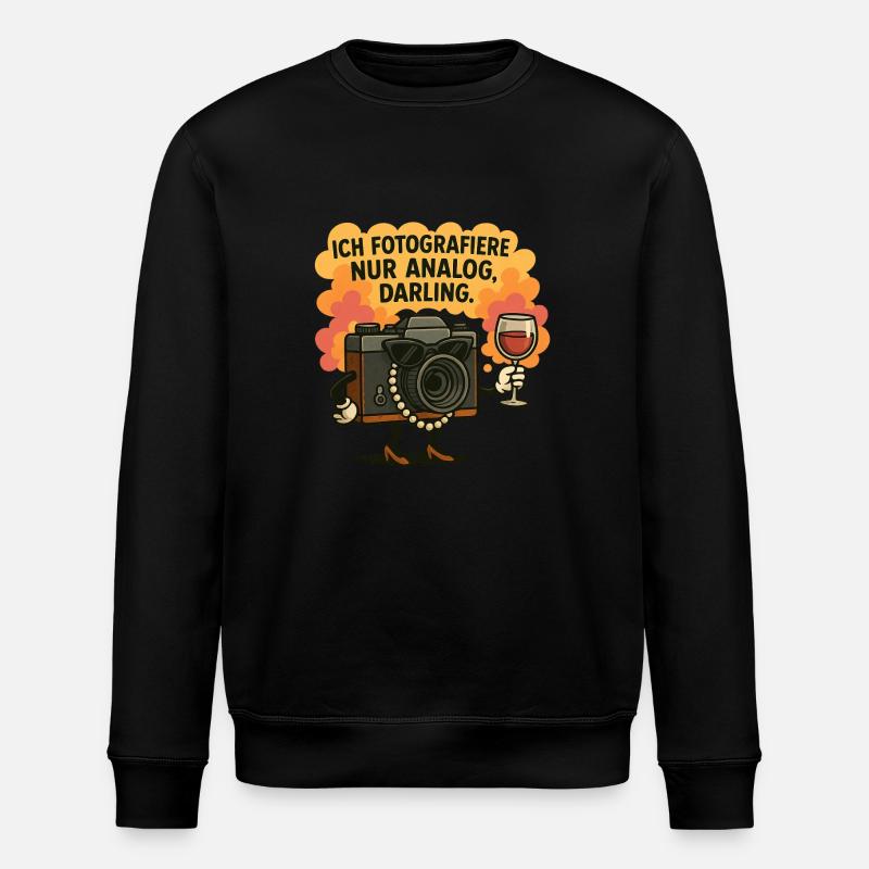 Analog Darling - Stanley/Stella Unisex Bio-Sweatshirt ROLLER - Schwarz