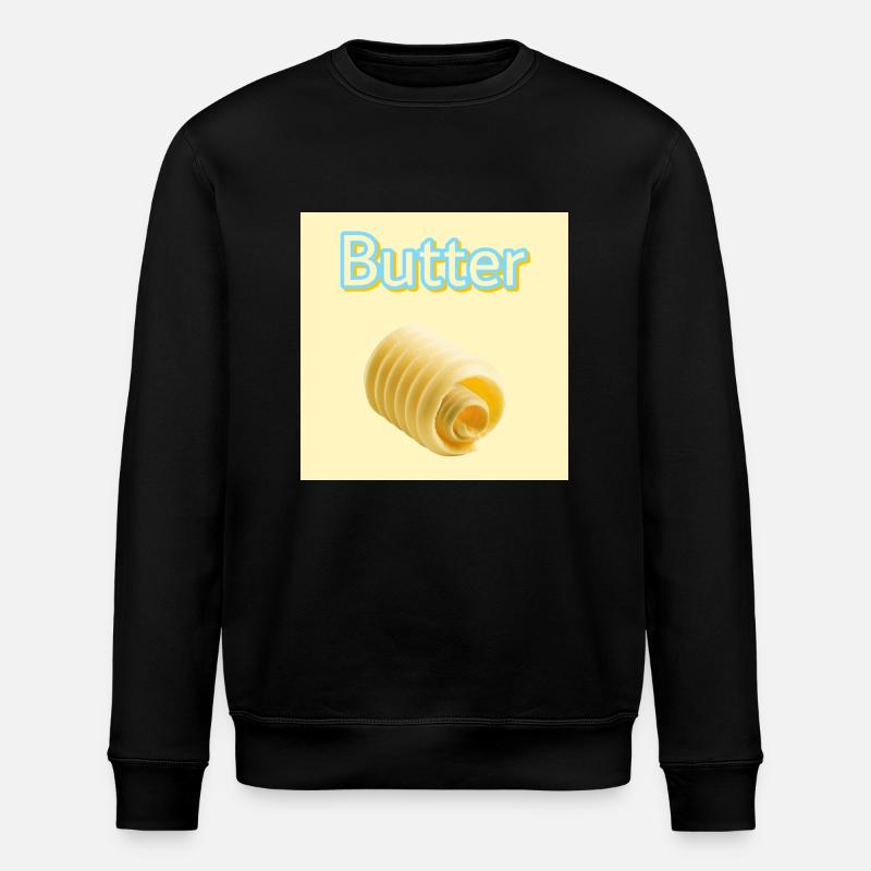 Butter - Stanley/Stella Unisex Bio-Sweatshirt ROLLER - Schwarz