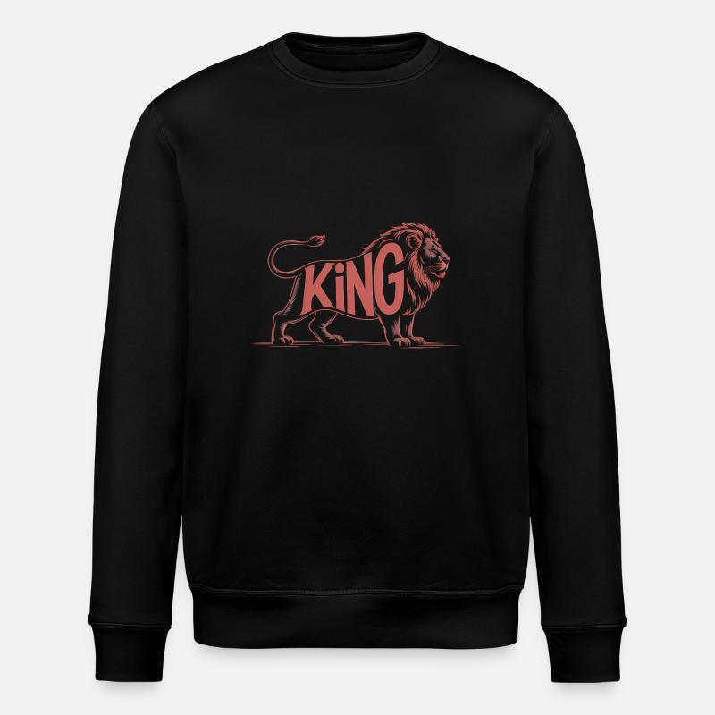 King - Cool Lion Logo - Sweat bio ROLLER Stanley/Stella Unisexe - noir