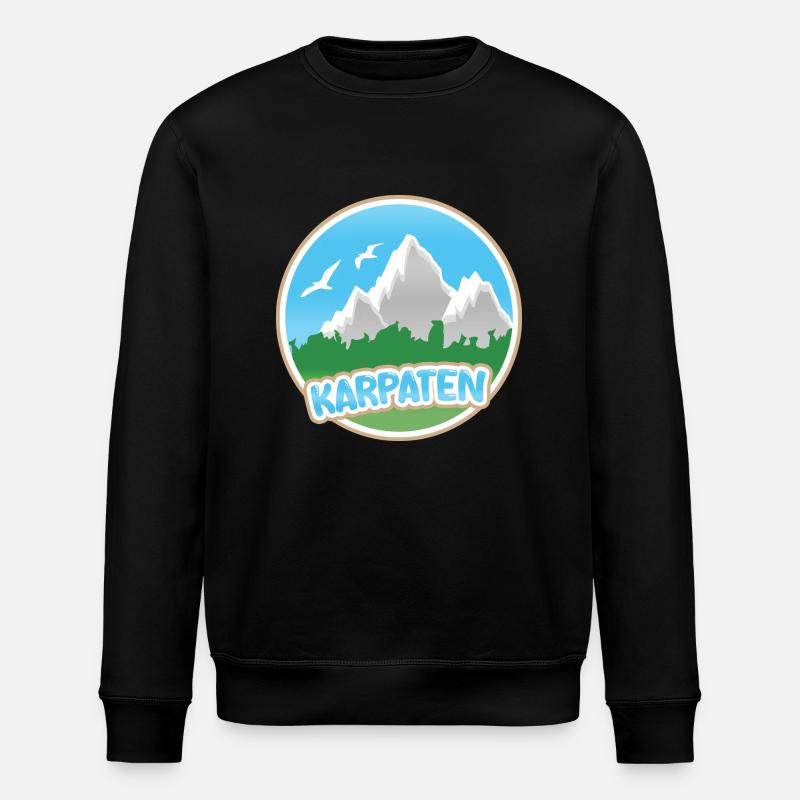 Carpates - Sweat bio ROLLER Stanley/Stella Unisexe - noir