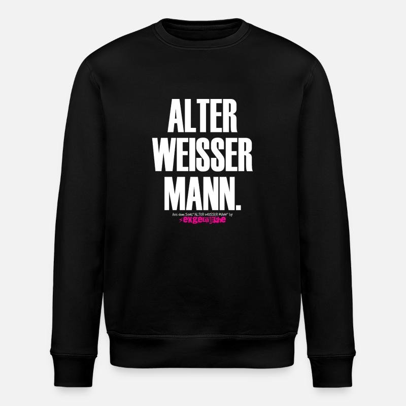 VIEIL HOMME BLANC Design - Sweat bio ROLLER Stanley/Stella Unisexe - noir