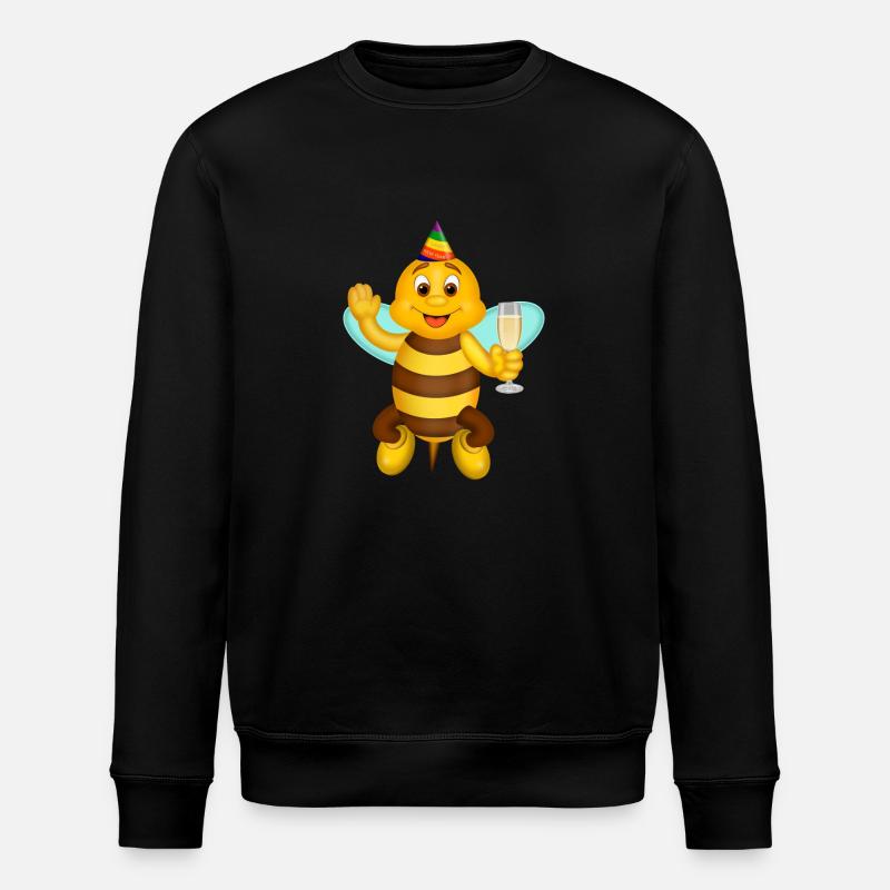 HAPBEE Neujahr - Stanley/Stella Unisex Bio-Sweatshirt ROLLER - Schwarz