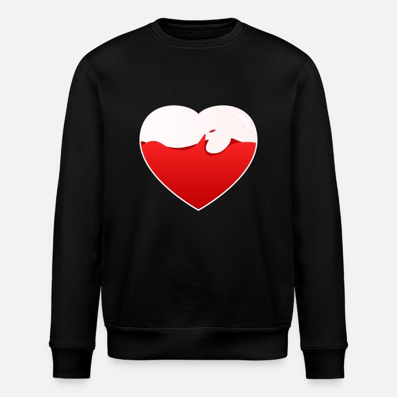 Remplis ton coeur - Sweat bio ROLLER Stanley/Stella Unisexe - noir