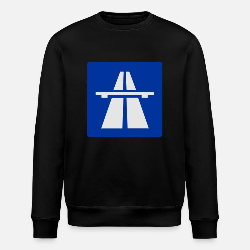 Autoroute signe - Sweat bio ROLLER Stanley/Stella Unisexe - noir