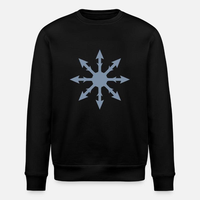 chaos symbol - Stanley/Stella Unisex Bio-Sweatshirt ROLLER - Schwarz