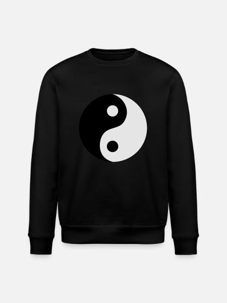 Ying und Yang - Stanley/Stella Unisex Bio-Sweatshirt ROLLER - Schwarz