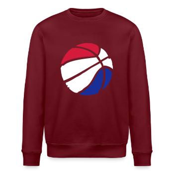 Basket-ball Basketball Basket - Sweat bio ROLLER Stanley/Stella Unisexe - bordeaux - Devant - Nik (191cm)