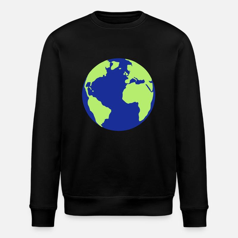 La terre, monde, globe - Sweat bio ROLLER Stanley/Stella Unisexe - noir