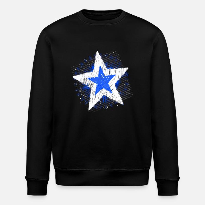 Big Star (Blanc / Bleu) - Sweat bio ROLLER Stanley/Stella Unisexe - noir