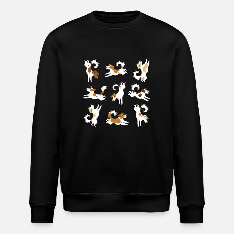 Kromfohrländer - Stanley/Stella Unisex Bio-Sweatshirt ROLLER - Schwarz