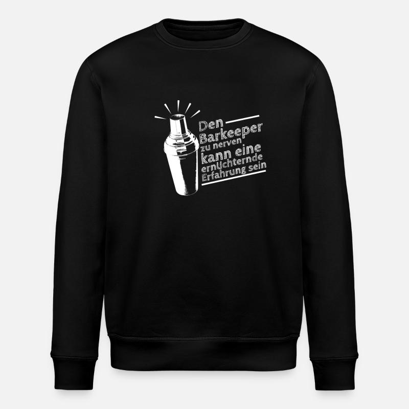 Barkeeper nerven - Stanley/Stella Unisex Bio-Sweatshirt ROLLER - Schwarz