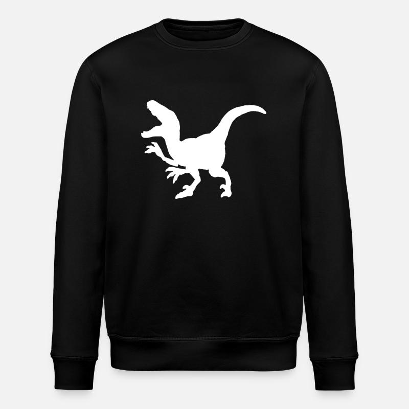Dinosaures: Velociraptor - Sweat bio ROLLER Stanley/Stella Unisexe - noir