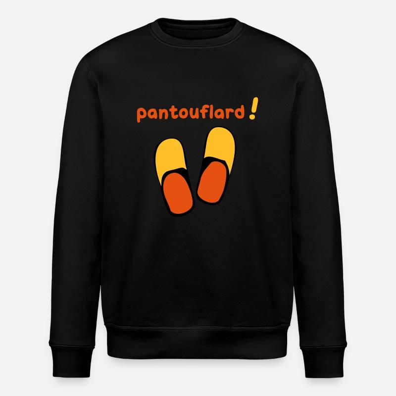 suis-je un pantouflard - Sweat bio ROLLER Stanley/Stella Unisexe - noir