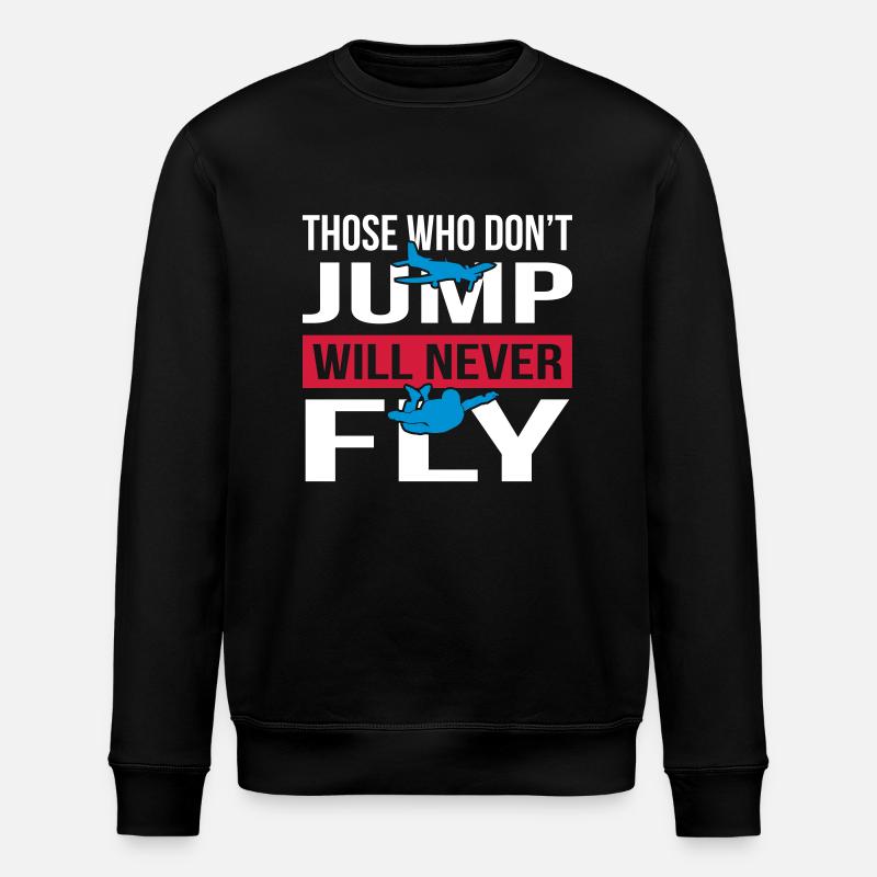Volera jamais Skydive - Sweat bio ROLLER Stanley/Stella Unisexe - noir