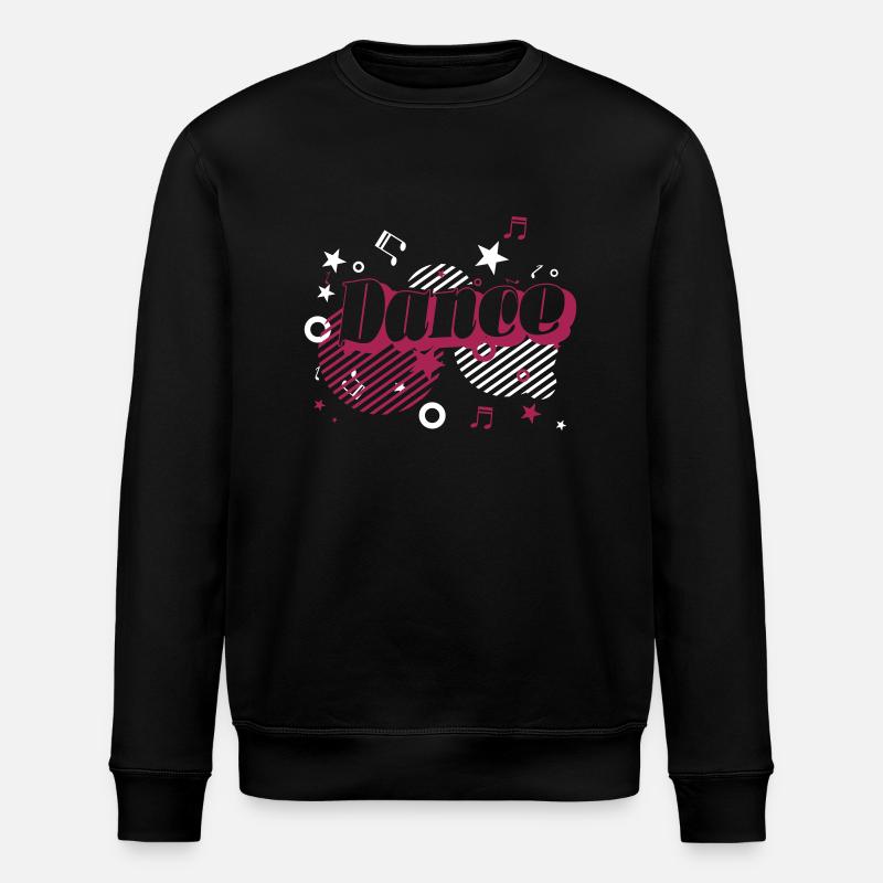 dance crazy - Stanley/Stella Unisex Bio-Sweatshirt ROLLER - Schwarz