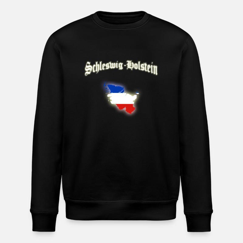 Schleswig-Holstein - Stanley/Stella Unisex Bio-Sweatshirt ROLLER - Schwarz